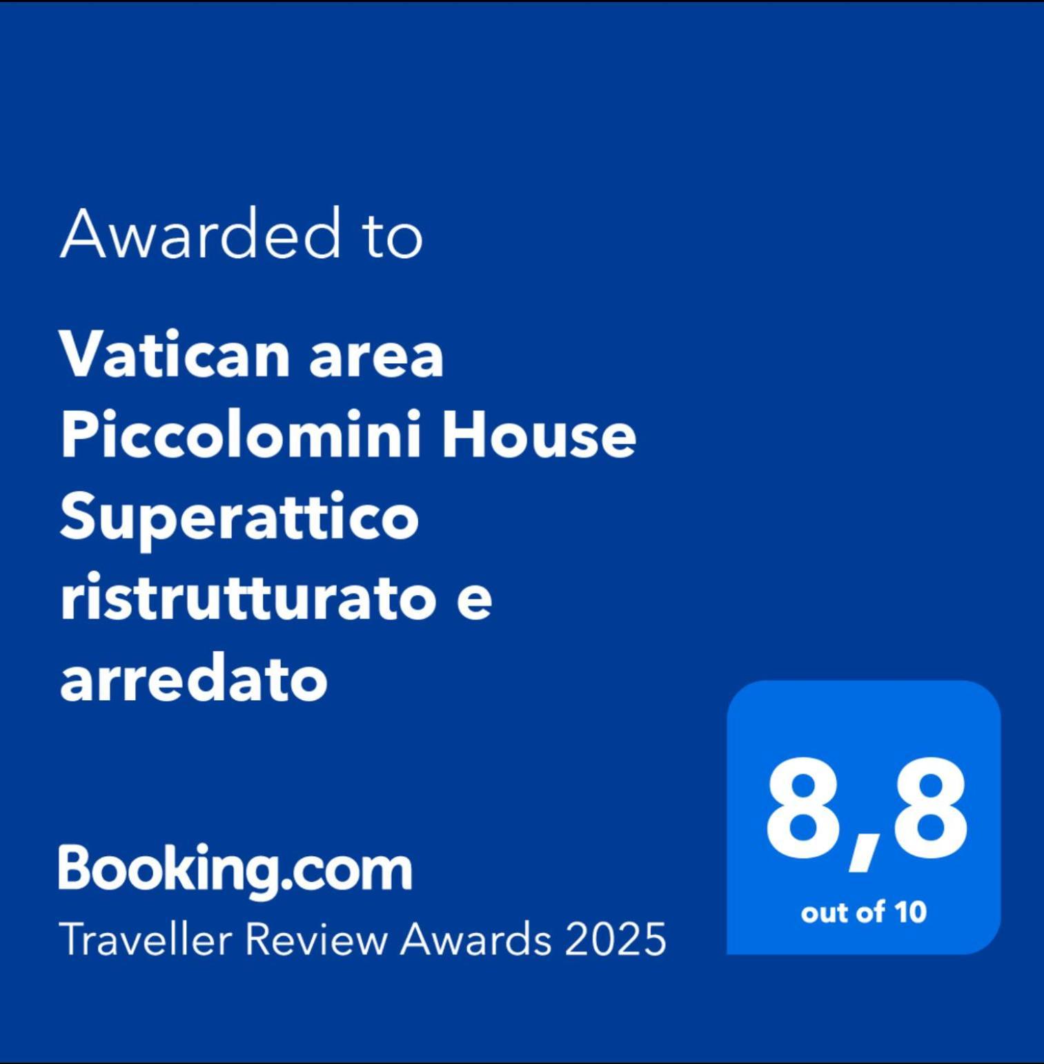 Vatican Area Piccolomini House Superattico Ristrutturato E Arredato Rome Exterior photo